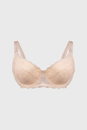 Sostén Mujer Copa Support Full Encaje Beige