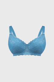 Sostén Mujer Copa Support Full Encaje Celeste
