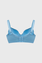 Sostén Mujer Copa Support Full Encaje Celeste