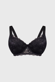 Sostén Mujer Copa Support Full Encaje Negro