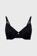 Sostén Mujer Push Up Liso Negro
