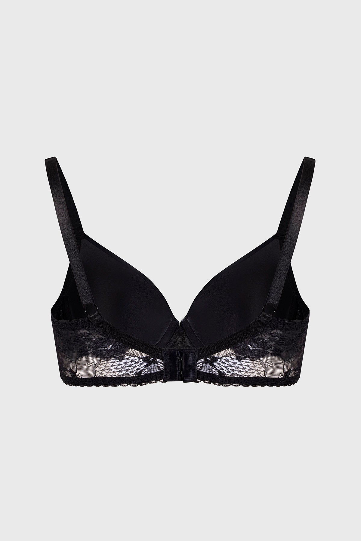 Sostén Mujer Push Up Liso Negro