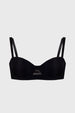 Sostén Mujer Liso Invisible Negro