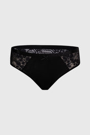 Calzón Mujer Pantaleta Con Encaje Negro