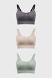 Sostén Mujer Tripack Juvenil Recogido Menta