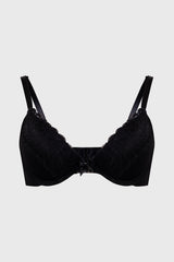 Sostén Mujer Copa Soft Encaje Negro