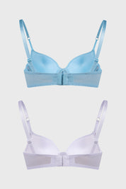 Sostén Mujer Bipack Copa Soft Encaje Blanco