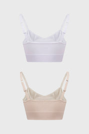 Sostén Mujer Bipack Juvenil Beige