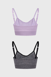 Sostén Mujer Bipack Juvenil Lila