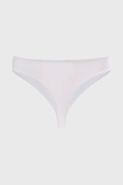 Calzón Mujer Colaless Liso Detalle Blanco