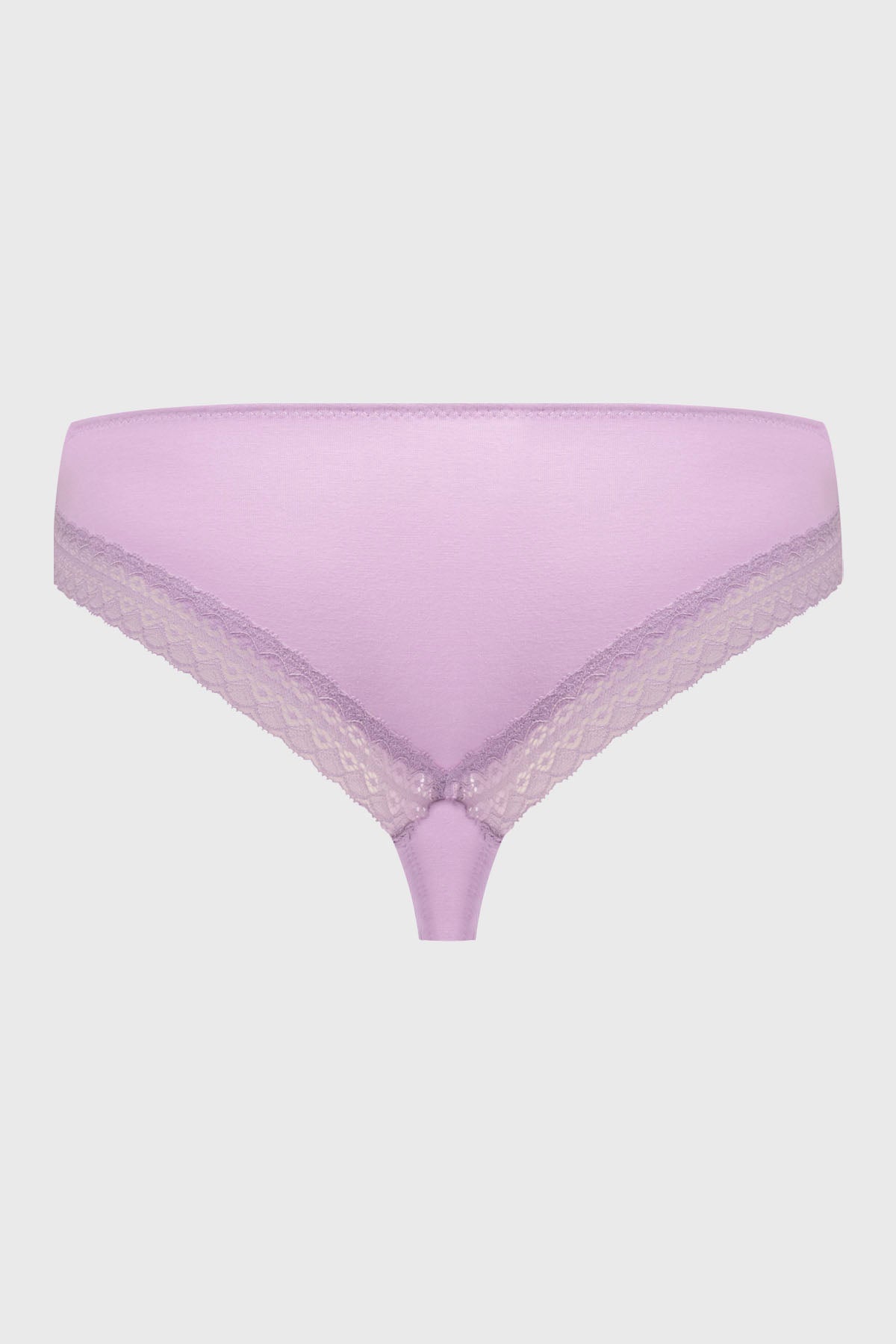 Calzón Mujer Colaless Liso Detalle Lila