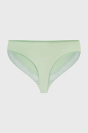 Calzón Mujer Colaless Liso Detalle Menta
