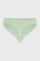 Calzón Mujer Colaless Liso Detalle Menta
