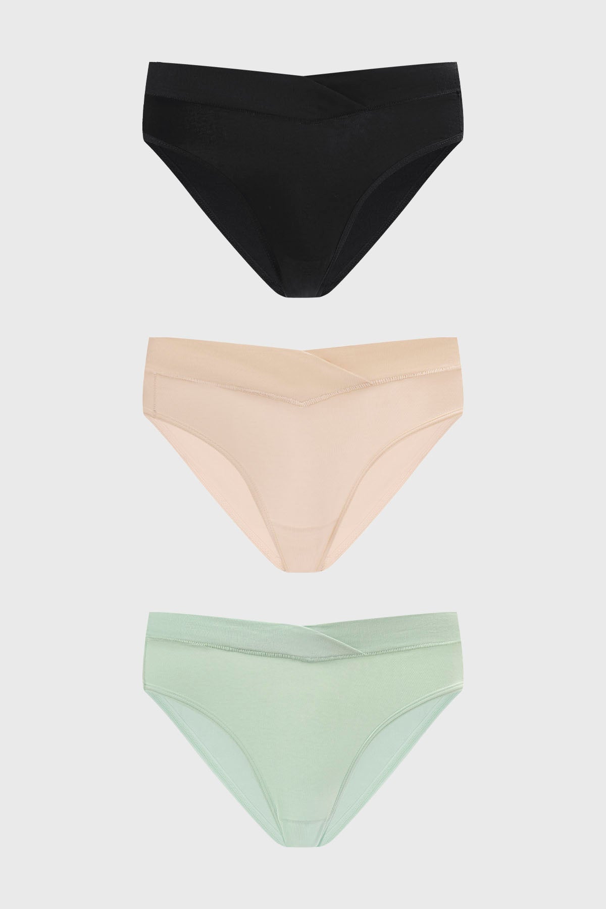 Calzón bikini menta para mujer diseño liso suave con corte clásico y cómodo ajuste
