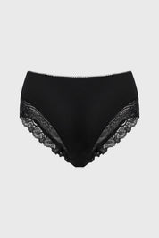 Calzón Mujer Pantaleta Detalle Encaje Negro