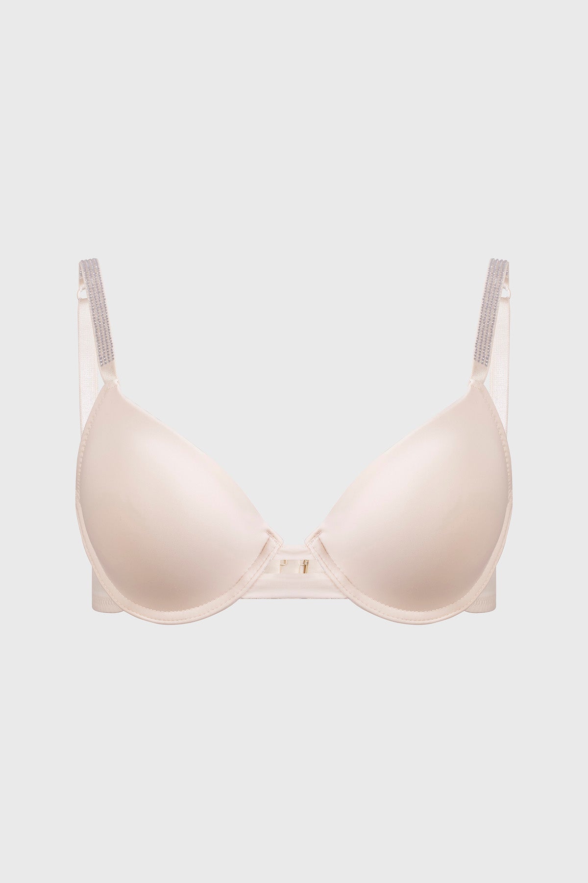 Sostén blanco para mujer con copa soft y tirantes ajustables