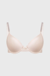 Sostén blanco para mujer con copa soft y tirantes ajustables