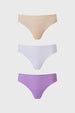 Calzón Mujer Tripack Colaless Lila