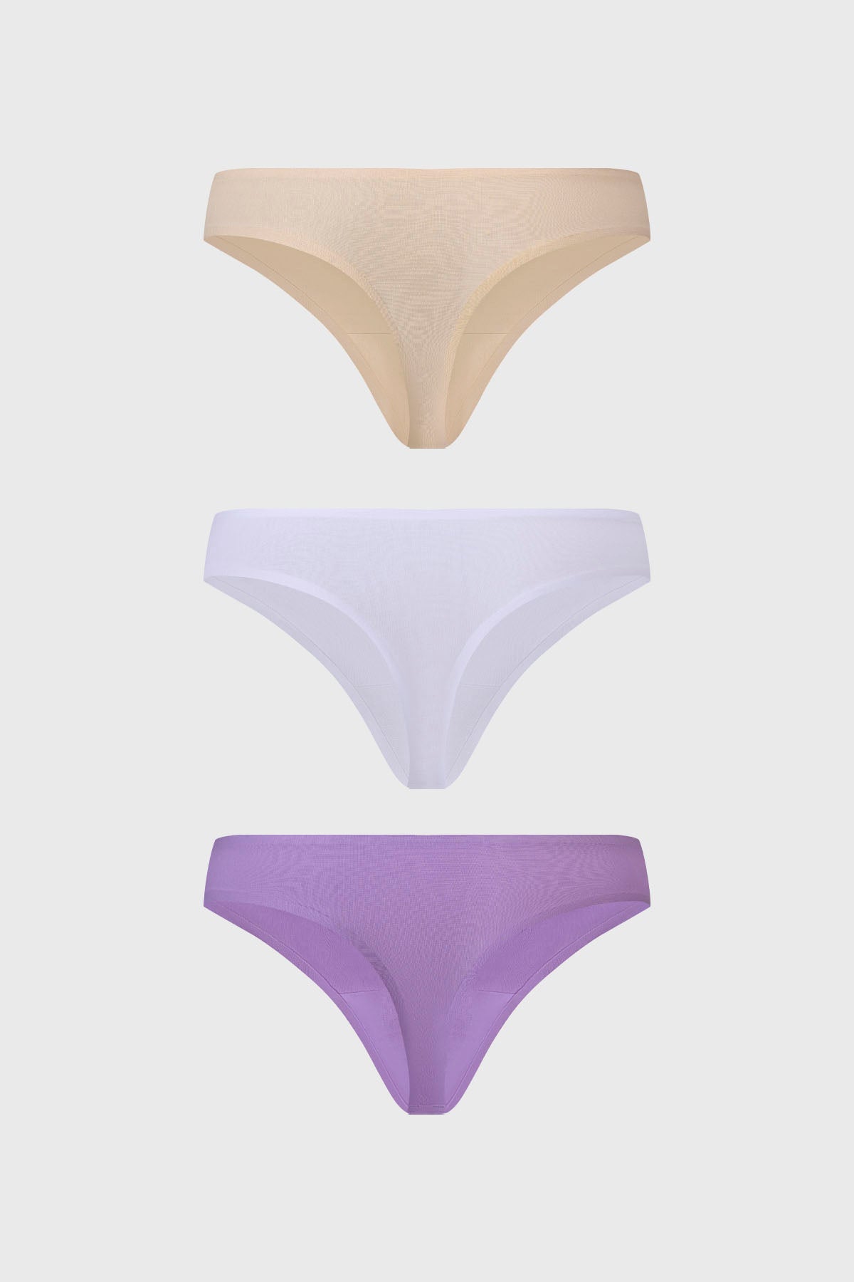 Calzón Mujer Tripack Colaless Lila