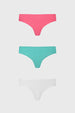 Calzón Mujer Tripack Colaless Fucsia