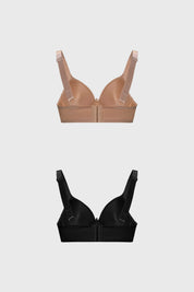 Sostén Mujer Bipack Básico Liso Camel