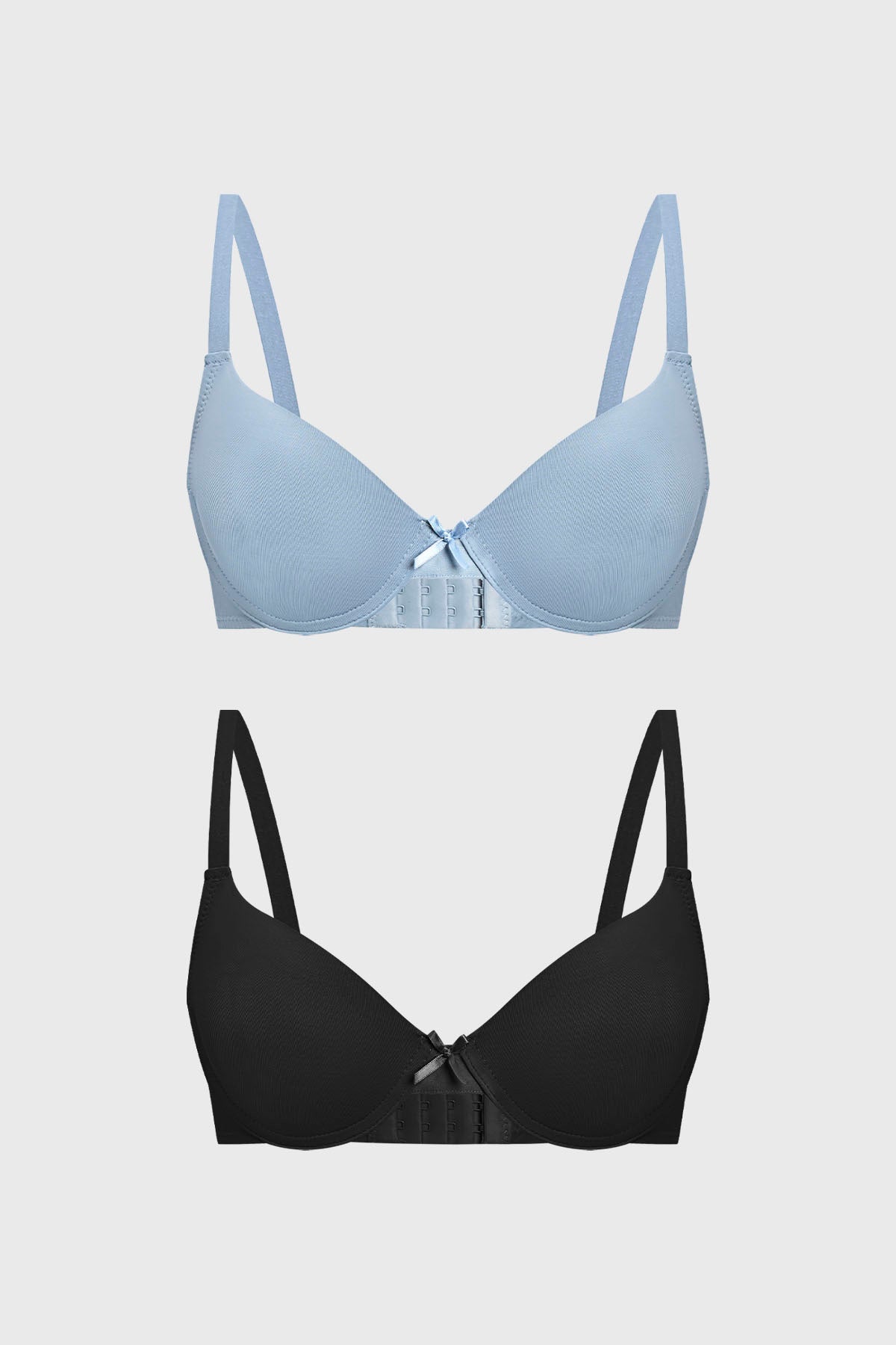 Sostén Mujer Bipack Básico Liso Azul Oscuro
