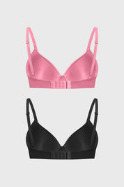 Sostén Mujer Bipack Básico Liso Rosado
