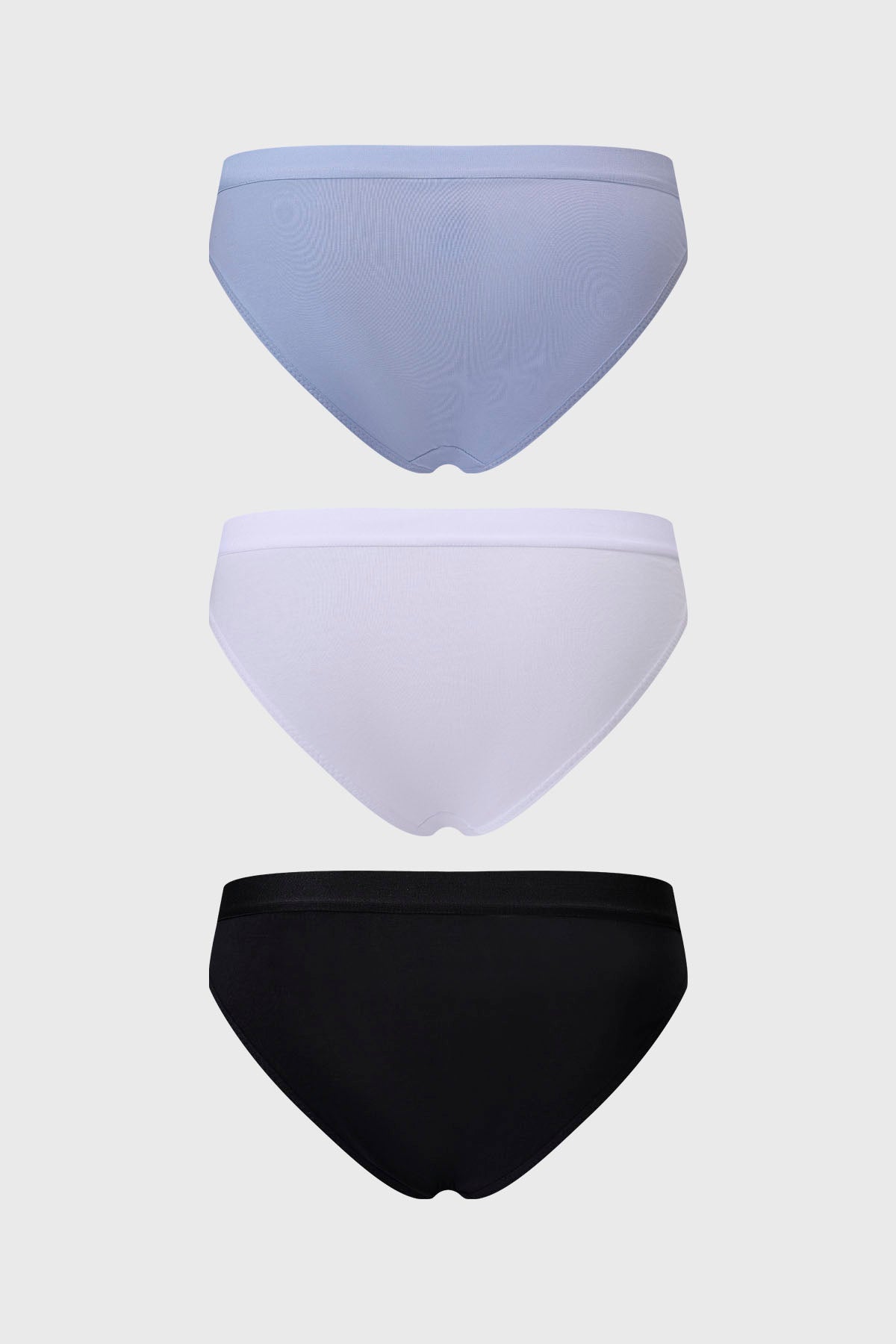 Calzón Mujer Tripack Bikini Azul Claro