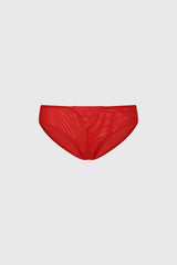 Calzón Mujer Pantaleta Mesh Rojo