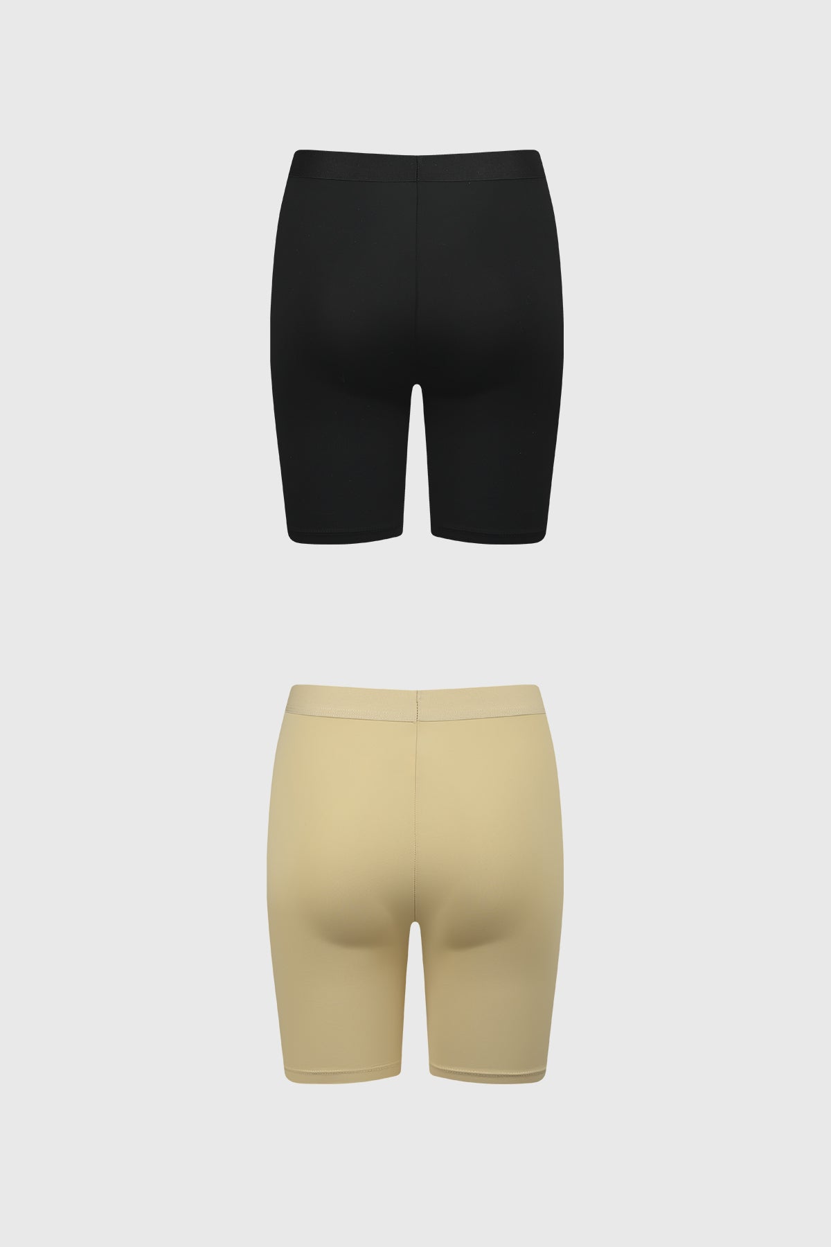 Calzón Mujer Short Pierna Larga Beige