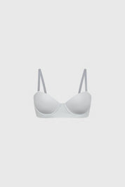 Sostén blanco push up liso sin estampas tirantes ajustables diseño clásico