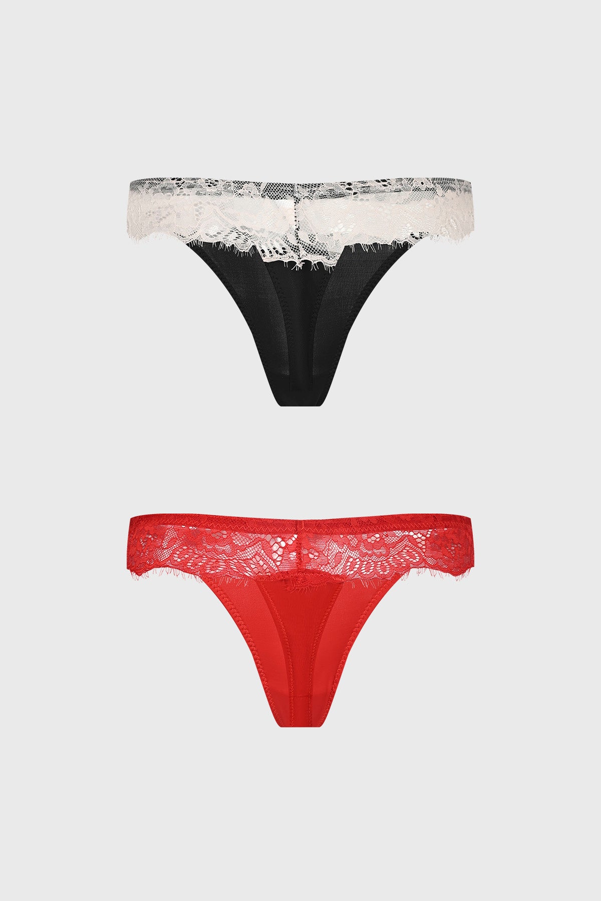 Calzón Mujer Bipack Colaless Rojo