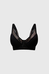 Sostén Mujer Detalle Mesh Support Negro