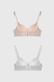 Sostén Mujer Bipack Algodón Juvenil Palo Rosa