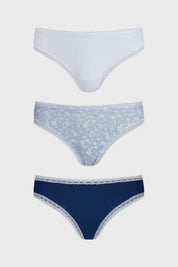 Calzón Mujer Colaless Azul Claro