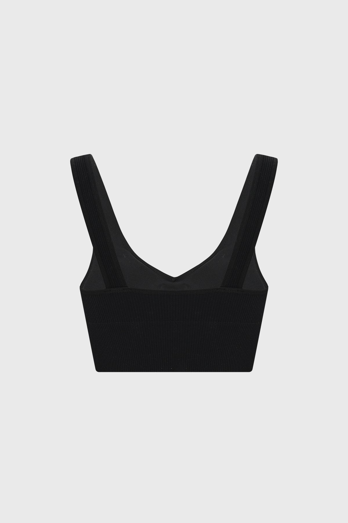 Sostén negro copa soft sin estampa diseño liso tirantes anchos y ajuste cómodo ideal para uso diario