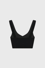 Sostén negro copa soft sin estampa diseño liso tirantes anchos y ajuste cómodo ideal para uso diario