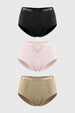 Calzón Mujer Tiro Alto Beige