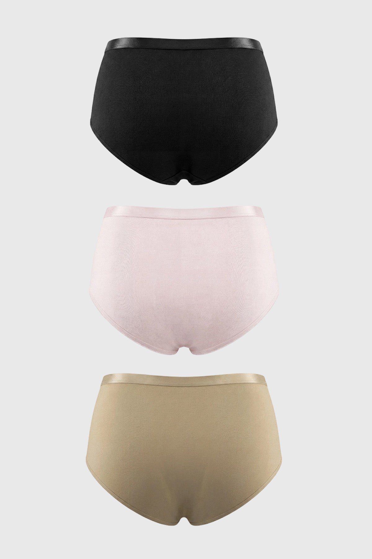 Calzón Mujer Tiro Alto Beige