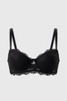 Sostén Mujer Strapless Negro