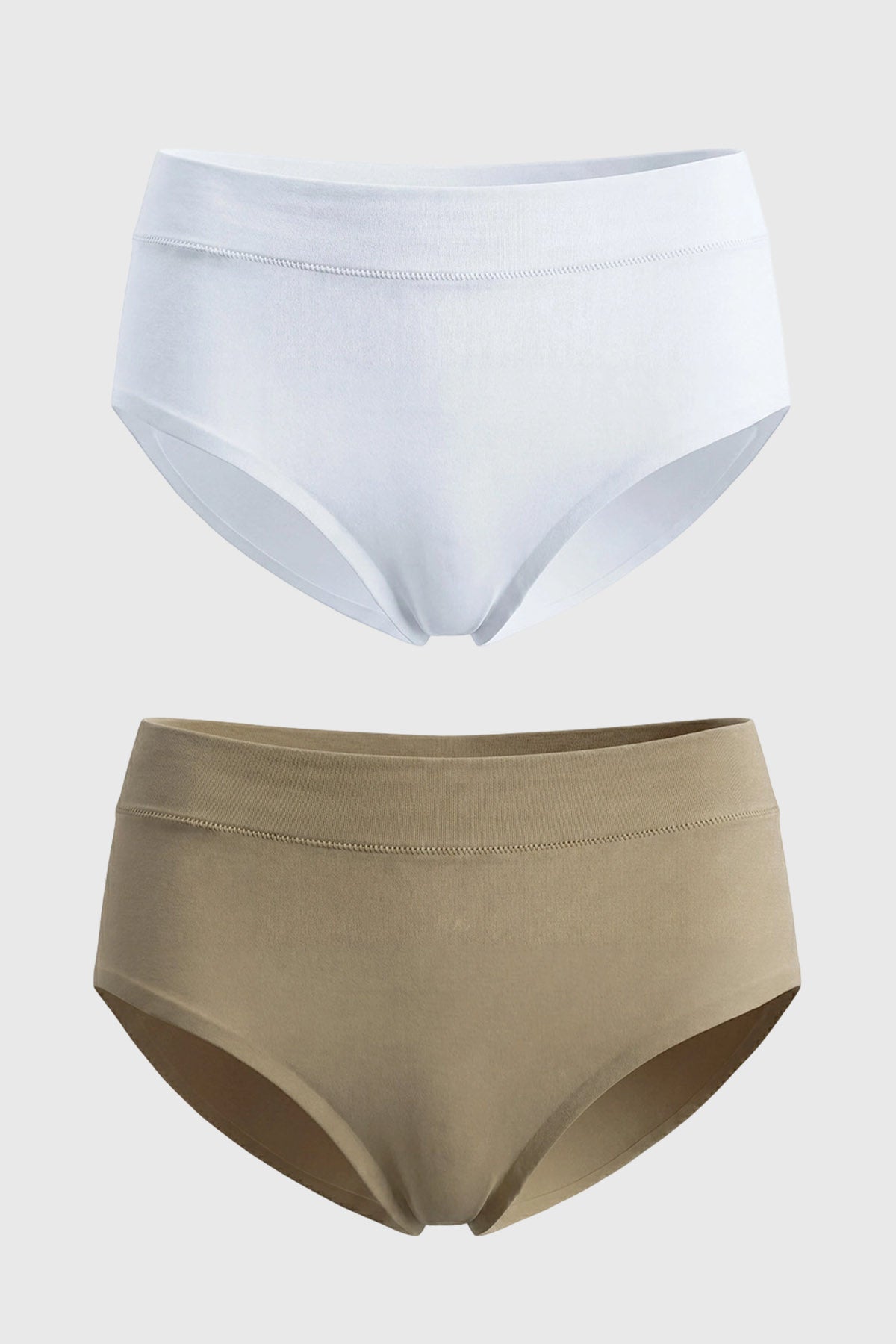 Calzón Mujer Tiro Alto Beige