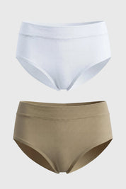 Calzón Mujer Tiro Alto Beige