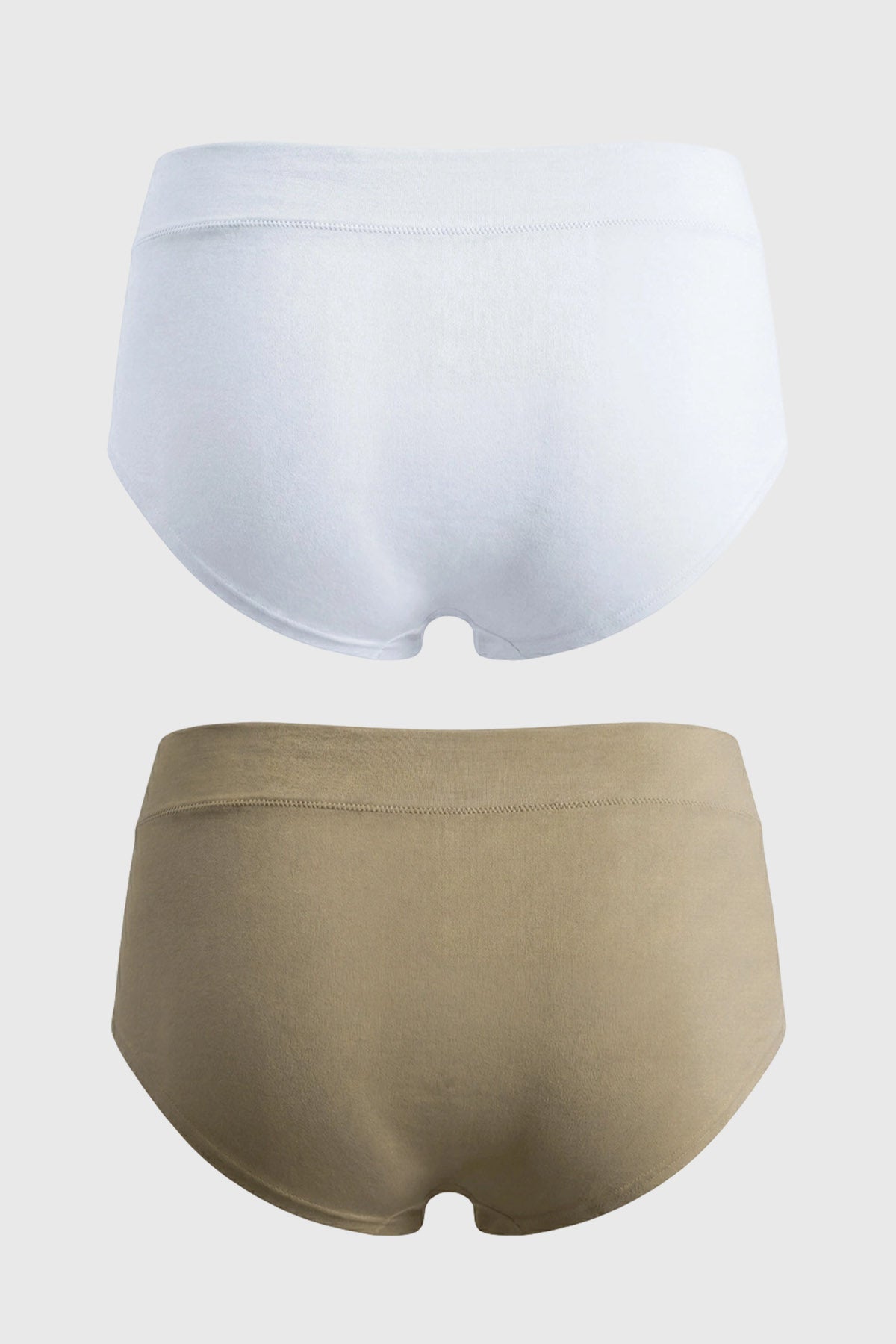 Calzón Mujer Tiro Alto Beige