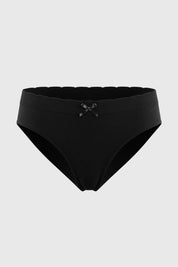 Calzón Mujer Bikini Negro