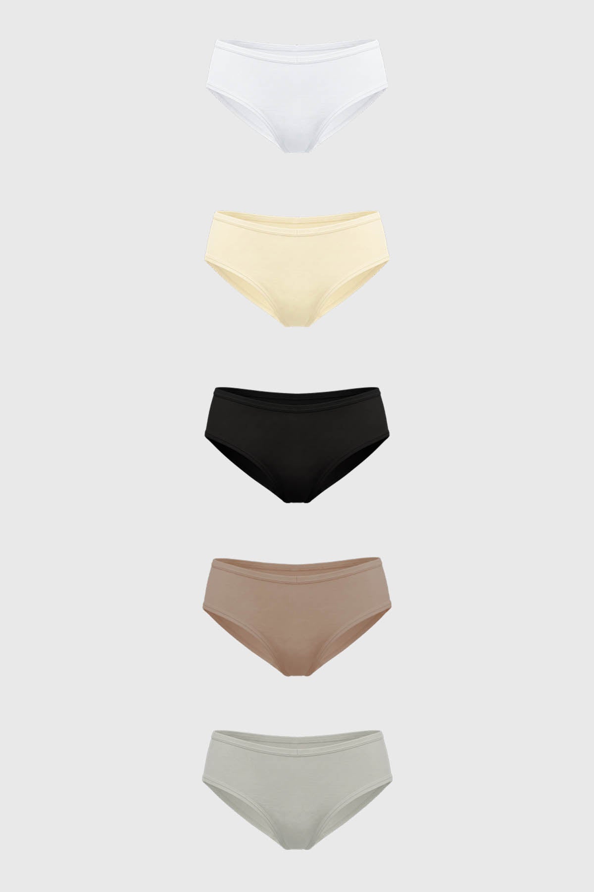 Calzón Bikini Mujer Crema