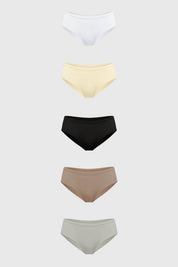Calzón Bikini Mujer Crema