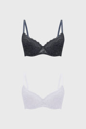 Sostén Mujer Sosten Strapless Gris Oscuro