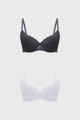 Sostén Mujer Sosten Strapless Gris Oscuro