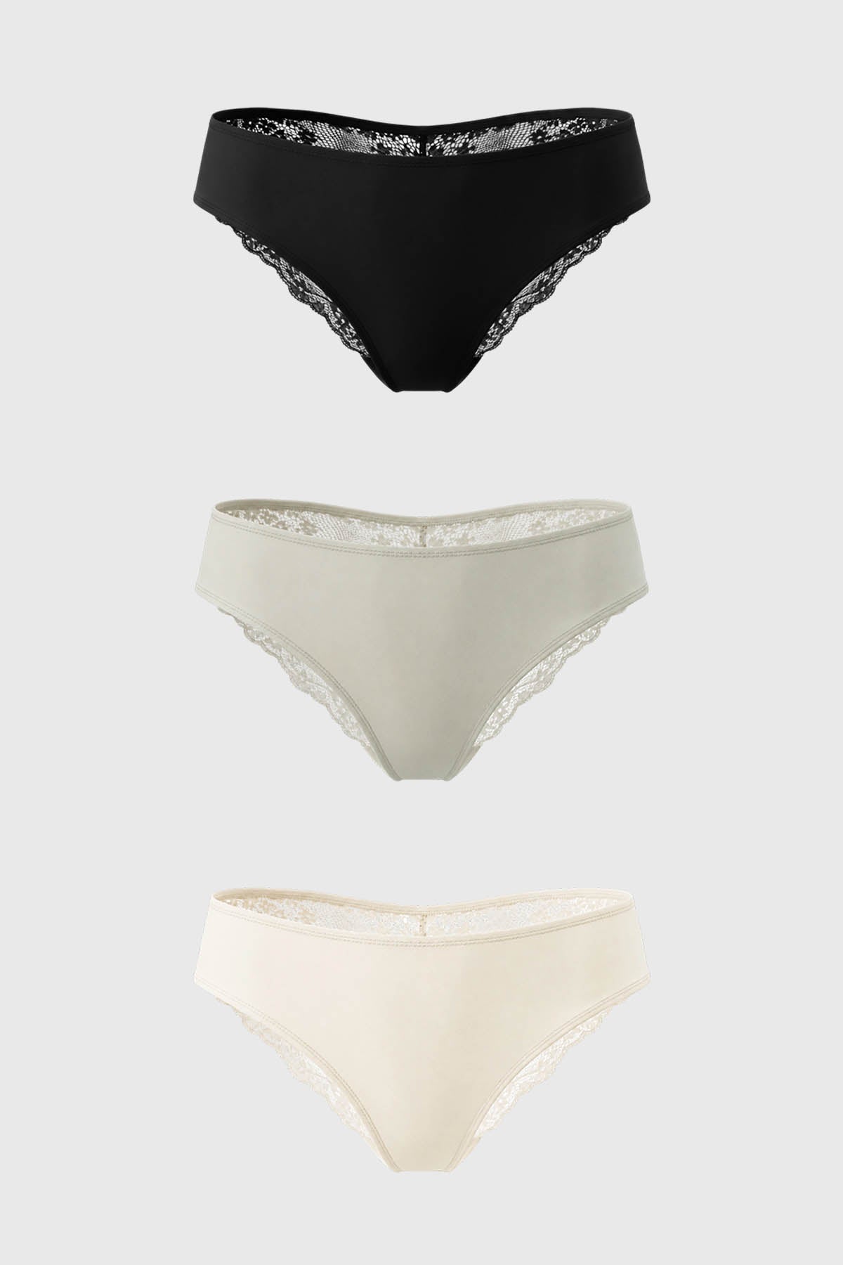 Calzón Mujer Bikini Crema