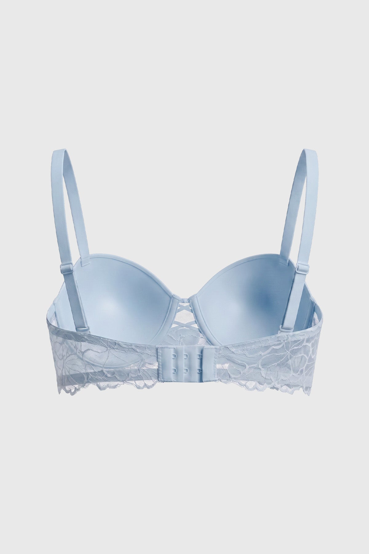 Sostén Strapless Mujer Celeste